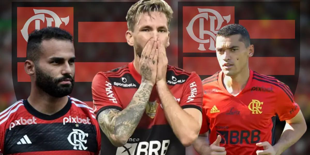 Três atletas do Flamengo