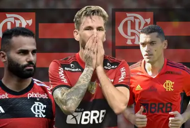 Três atletas do Flamengo